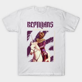 Retro Reptilian on Unicorn T-Shirt